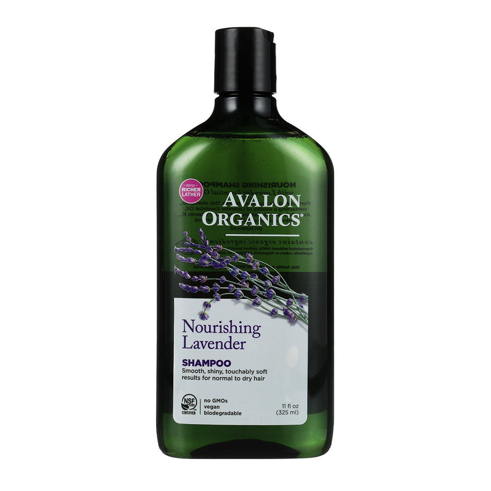 Avalon Organics Lavender Nourishing Hair Shampoo, 11 Oz